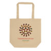 Transformation Adinkra Symbol Tan Eco Tote Bag