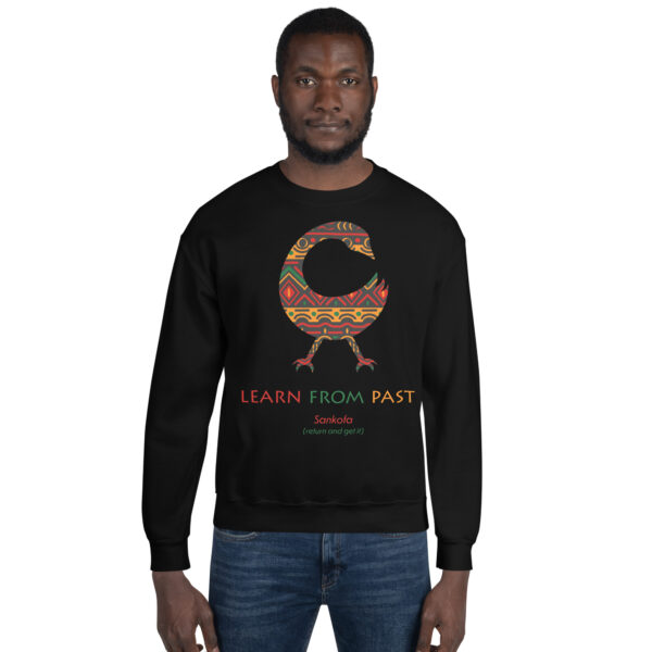 Learn From Past Adinkra Symbol Sweatshirt - Image 1