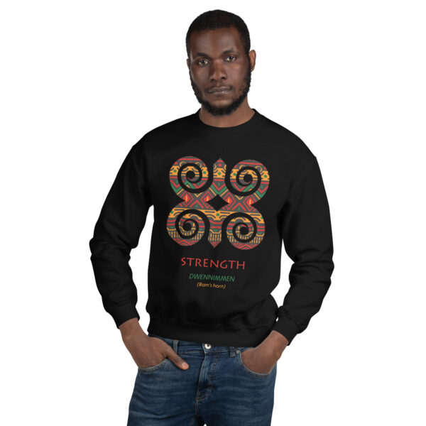 Strength Adinkra Symbol Long Sleeve Shirt