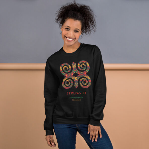 Strength Adinkra Symbol Sweatshirt