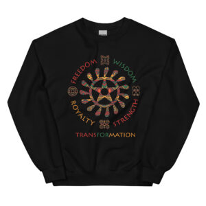 Symbol of Life Adinkra Symbol Sweatshirt