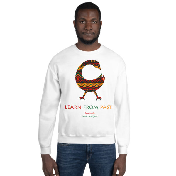 Learn From Past Adinkra Symbol Sweatshirt - Image 2