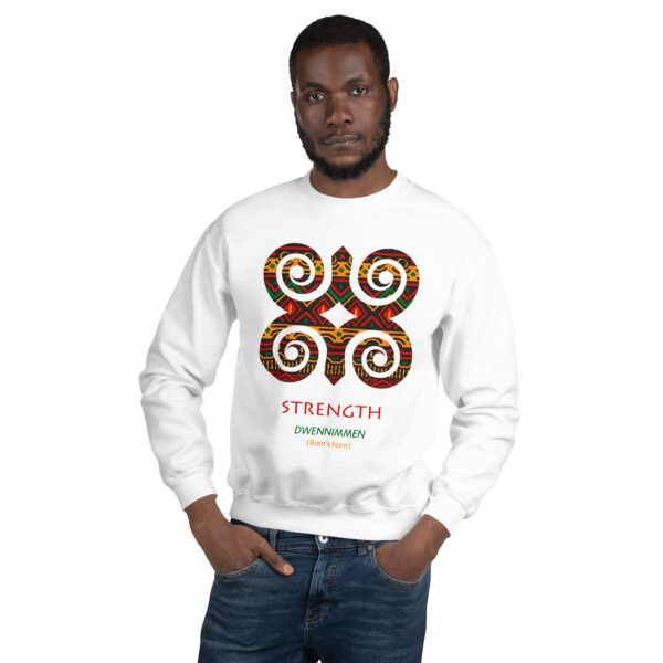 Strength Adinkra Symbol Long Sleeve Shirt - Image 3