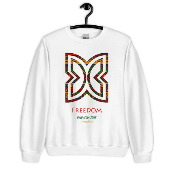 Freedom Adinkra Symbol Sweatshirt - Image 1