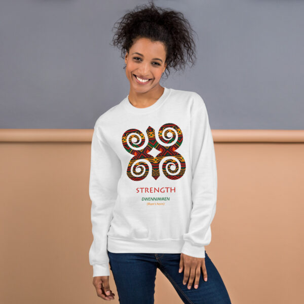 Strength Adinkra Symbol Sweatshirt - Image 3