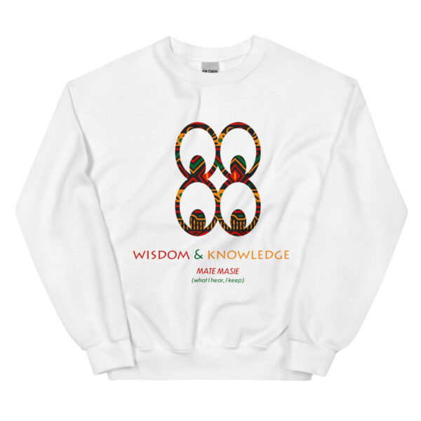 Wisdom and Knowledge Adinkra Symbol Sweatshirt - Image 1