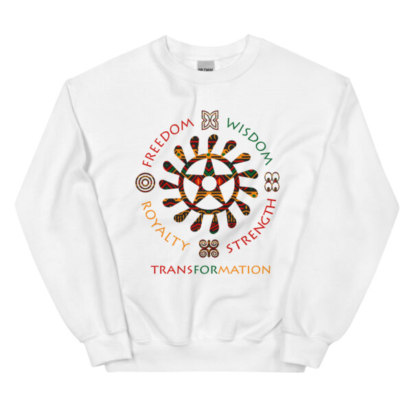 Symbol of Life Adinkra Symbol Sweatshirt - Image 1