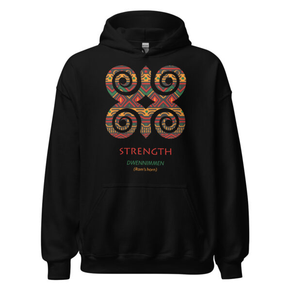 Strength Adinkra Symbol Hoodie - Image 1