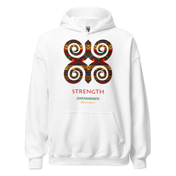 Strength Adinkra Symbol Hoodie - Image 2