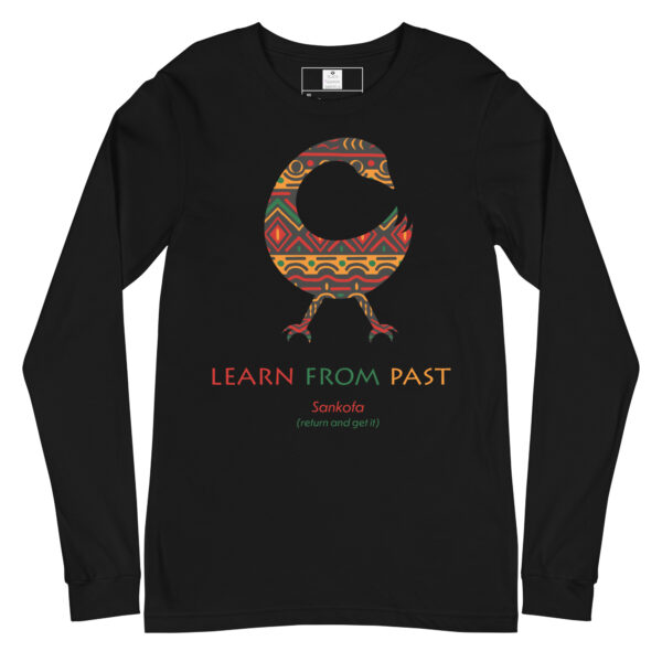 Learn From Past Adinkra Symbol Long Sleeve Shirt