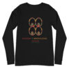 Wisdom and Knowledge Adinkra Symbol Long Sleeve Shirt