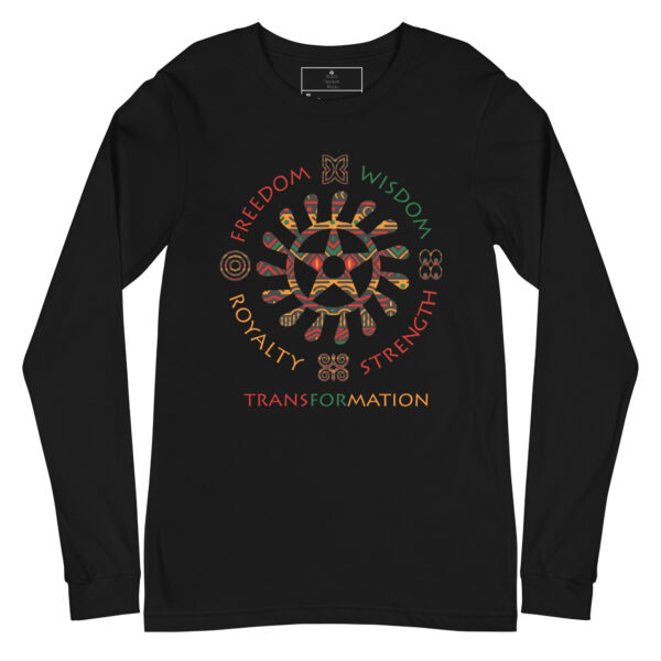 Adinkra Symbol Symbol of Life Long Sleeve Shirt