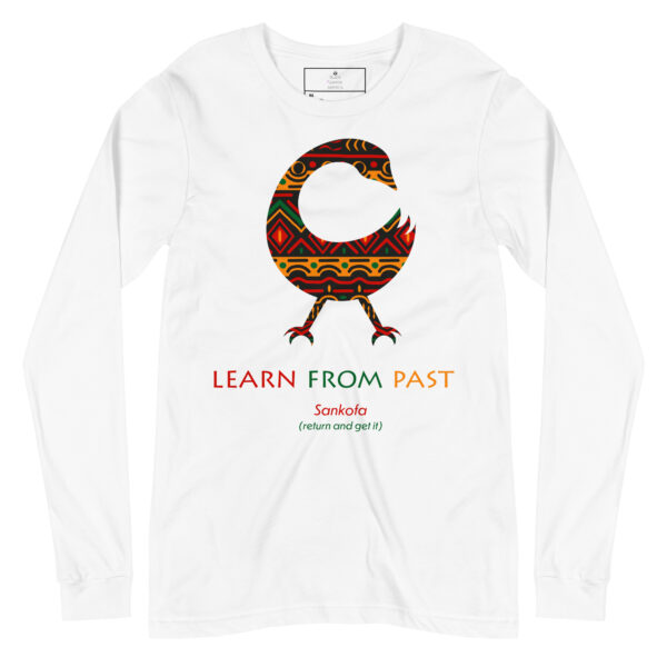Learn From Past Adinkra Symbol Long Sleeve Shirt - Image 2