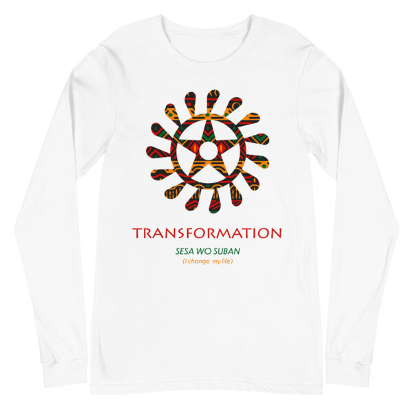 Transformation Adinkra Symbol Long Sleeve Shirt - Image 1