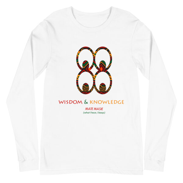 Wisdom and Knowledge Adinkra Symbol Long Sleeve Shirt - Image 1