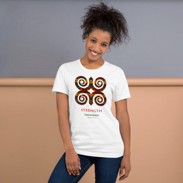 Strength Adinkra Symbol Unisex T-Shirt - Image 3