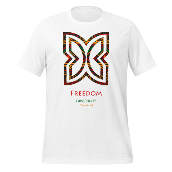 Freedom Adinkra Symbol Unisex T-Shirt