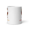 Learn From Past Adinkra Symbol White Glossy Mug