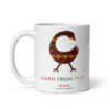 Learn From Past Adinkra Symbol White Glossy Mug