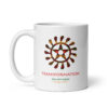 Transformation Adinkra Symbol White Glossy Mug