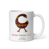 Learn From Past Adinkra Symbol White Glossy Mug