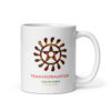 Transformation Adinkra Symbol White Glossy Mug