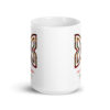 Freedom Adinkra Symbol White Glossy Mug