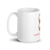 Wisdom and Knowledge Adinkra Symbol White Glossy Mug