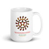 Transformation Adinkra Symbol White Glossy Mug