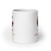 Learn From Past Adinkra Symbol White Glossy Mug