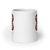 Strength Adinkra Symbol White Glossy Mug