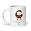 Learn From Past Adinkra Symbol White Glossy Mug