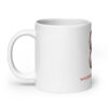 Wisdom and Knowledge Adinkra Symbol White Glossy Mug