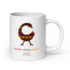 Learn From Past Adinkra Symbol White Glossy Mug