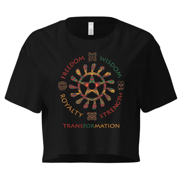 Adinkra Symbol of Life Women’s Crop Top