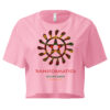 Transformation Adinkra Symbol Women’s Crop Top