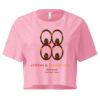 Wisdom and Knowledge Adinkra Symbol Women’s Crop Top
