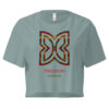 Freedom Adinkra Symbol Women’s Crop Top