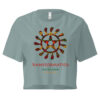 Transformation Adinkra Symbol Women’s Crop Top