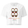 Wisdom and Knowledge Adinkra Symbol Women’s Crop Top