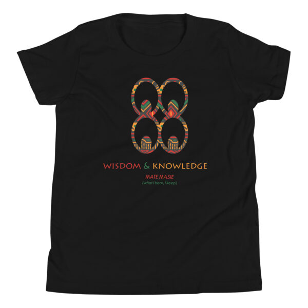 Wisdom and Knowledge Adinkra Symbol Youth T-Shirt