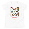Freedom Adinkra Symbol Youth T-Shirt