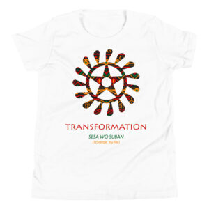 Transformation Adinkra Symbol Youth T-Shirt