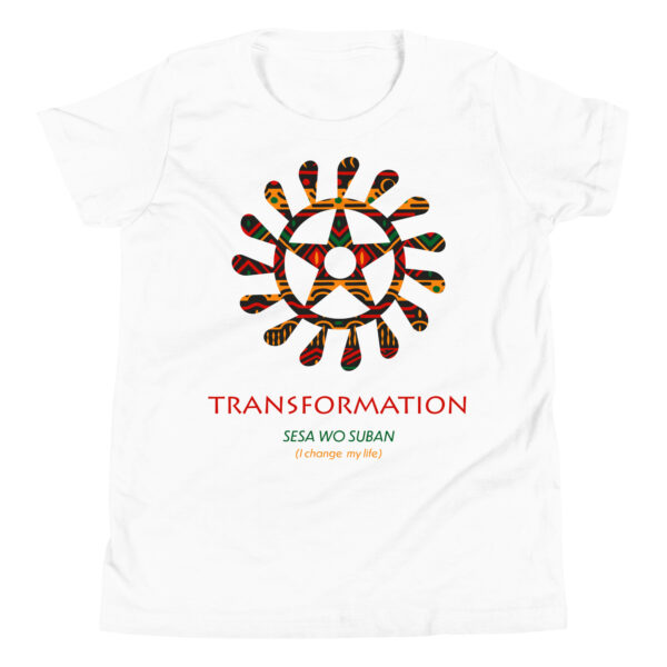 Transformation Adinkra Symbol Youth T-Shirt