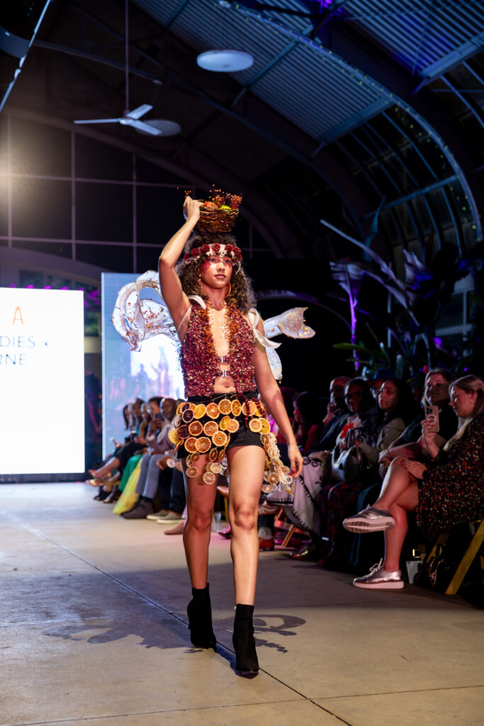 Fleurotica_IMG_4463 Models on the runway at Fleurotica Fashion Show