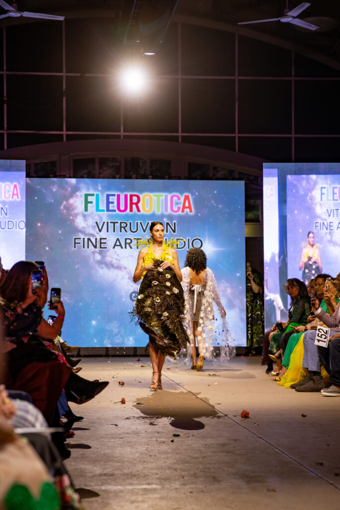 Fleurotica_IMG_4605 Models on the runway at Fleurotica Fashion Show