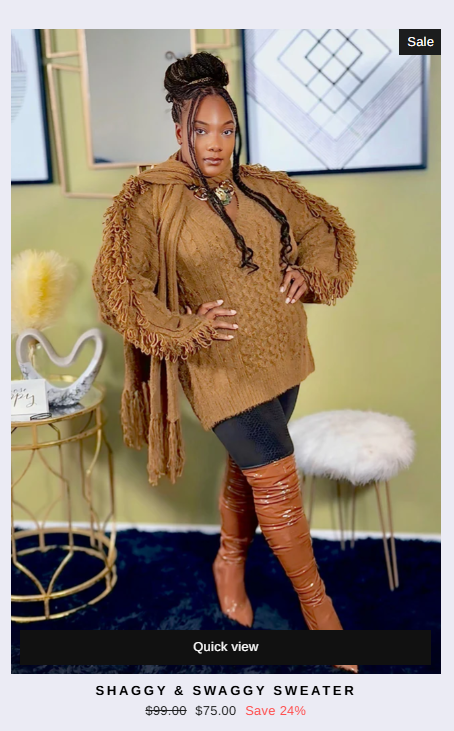 Shaggy and Swaggy Sweater