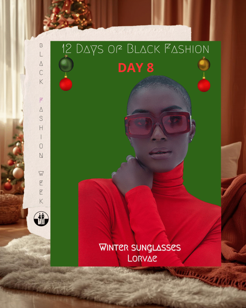 12 Days of Black Fashion Day 8 Winter Sunglasses Happy Saturday! Enjoy Day 8 of our 12 Days of Black Fashion featuring "winter sunglasses" from Lorvae.