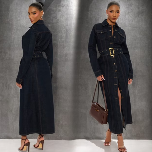 Perfect Fit Denim Trench