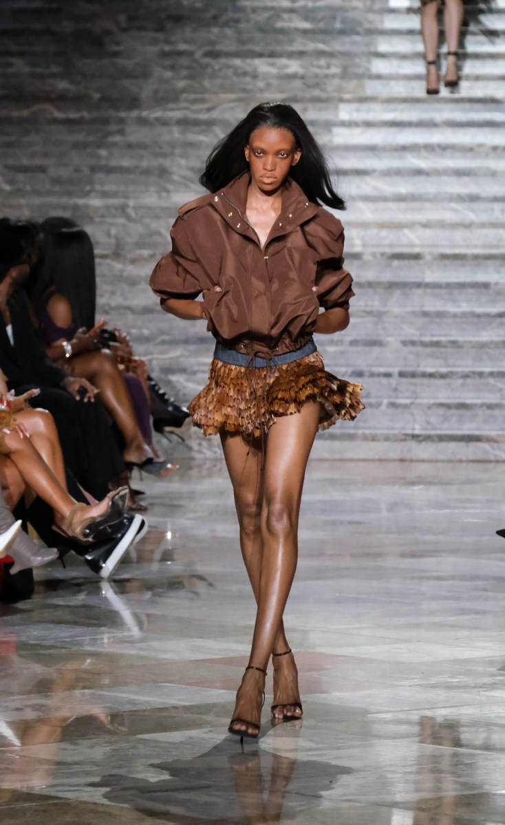 Model on the Runway wearing LaQuan Smith Spring 2027